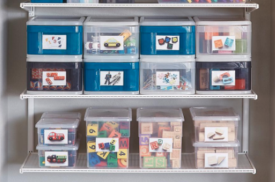 Clear Bin Containers for Toys