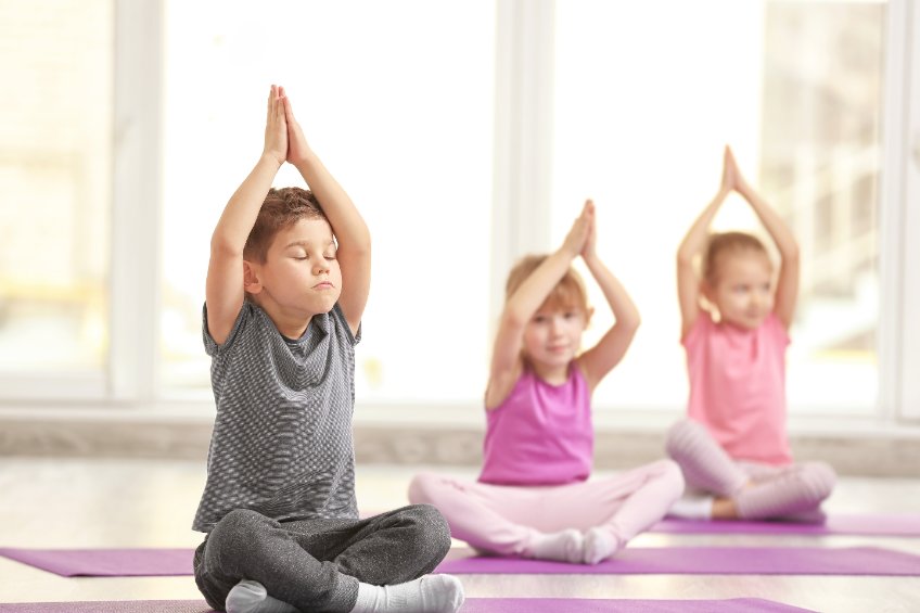 A Group of Yoga_Kids